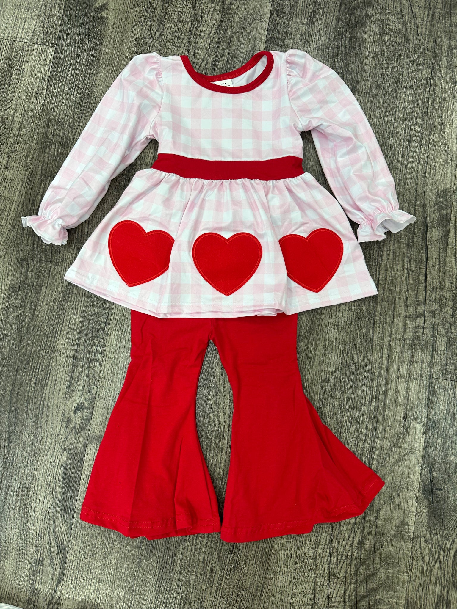 Barefoot Long Sleeve Heart Pants Set (Winter '24)