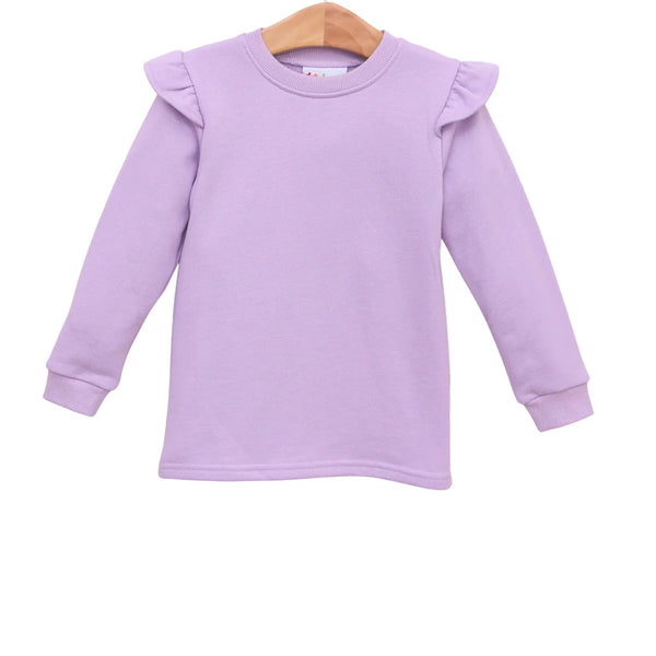 Jellybean By Smock Candy- French Terry Flutter Pullover