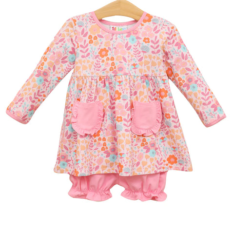 Jellybean By Smock Candy- Poppy Floral Bloomer Set