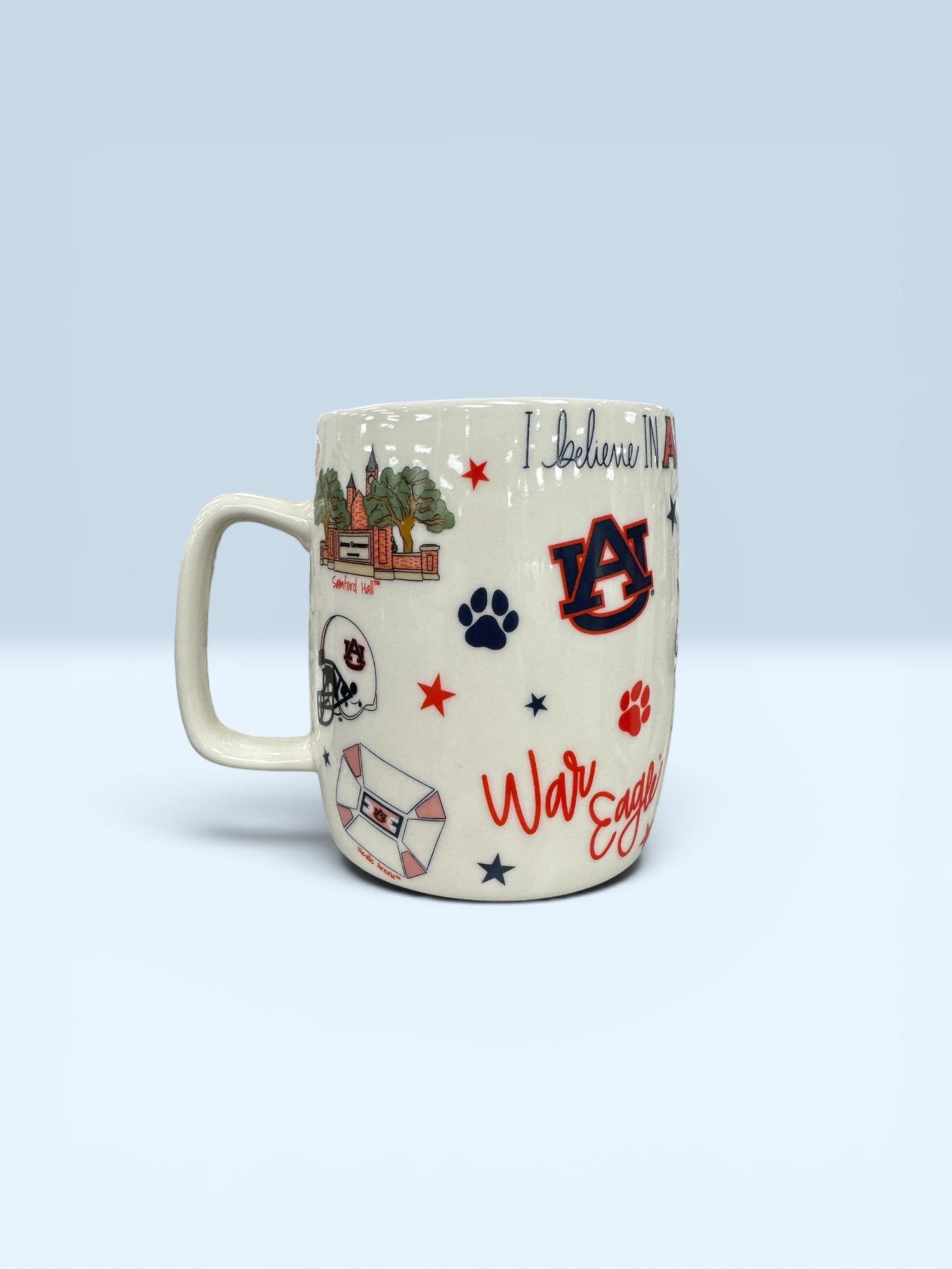 Mary Square Organic Mug War Eagle AU