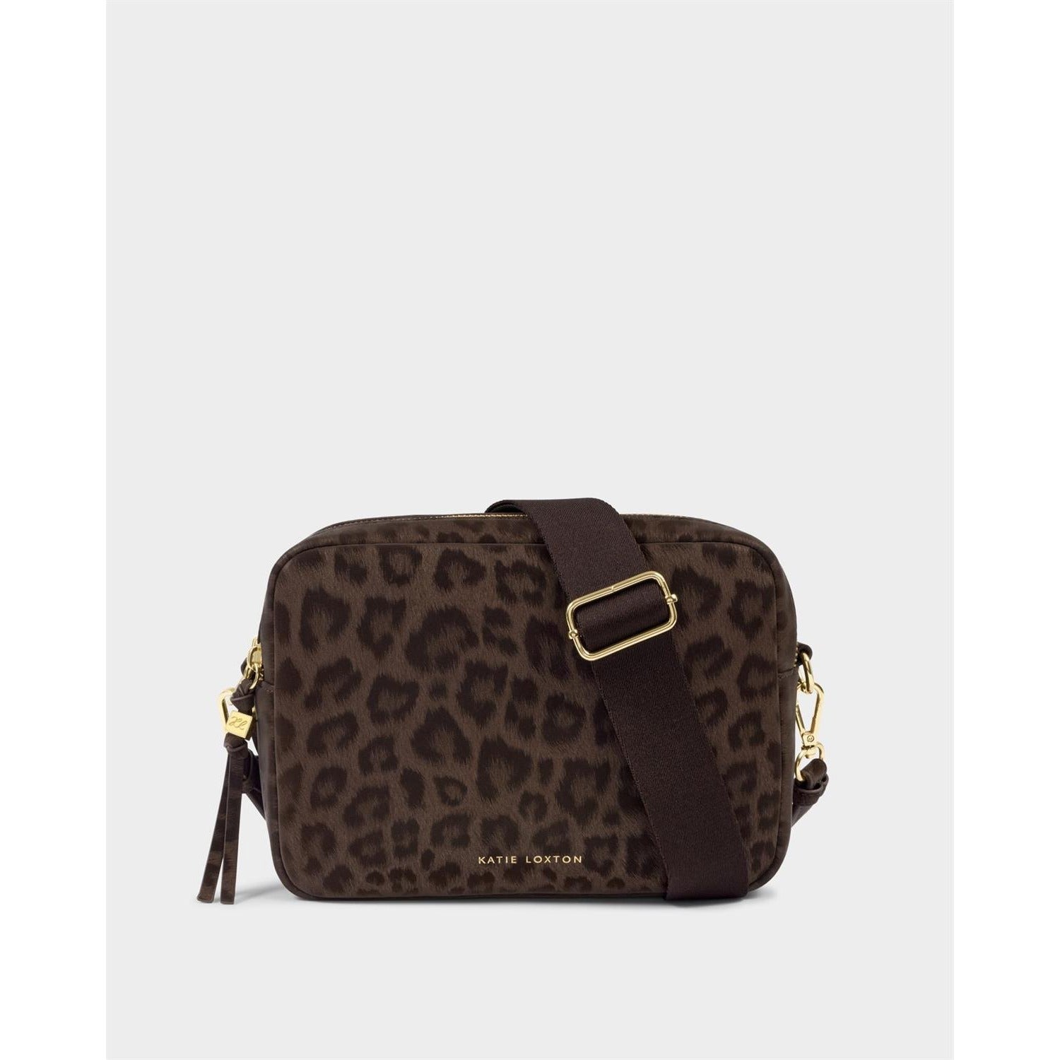 Katie Loxton Charlbury Crossbody Bag In Chocolate Leopard *COMING SOON*