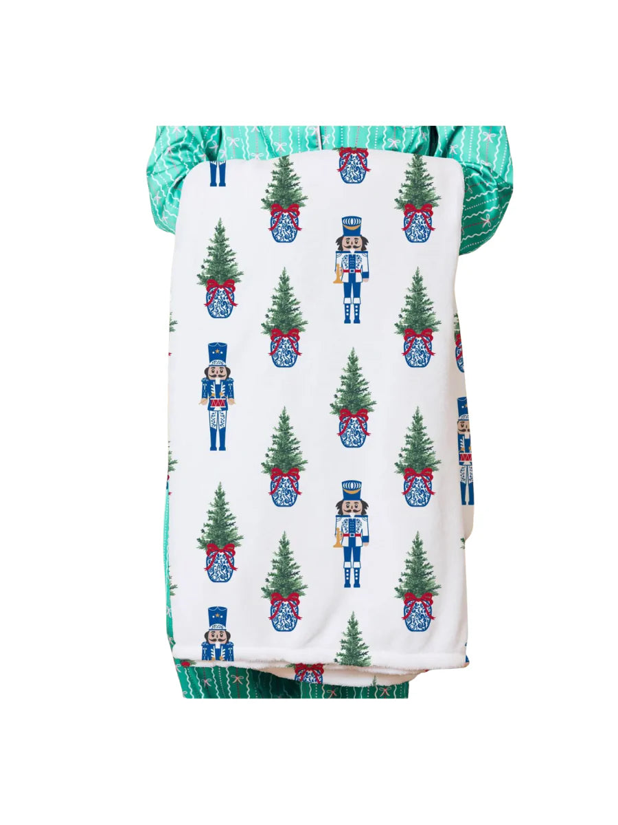 Mary Square Holiday Fleece Blanket *FINAL SALE*