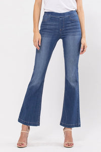 Cello Medium Wash Flared Jegging 30" Inseam