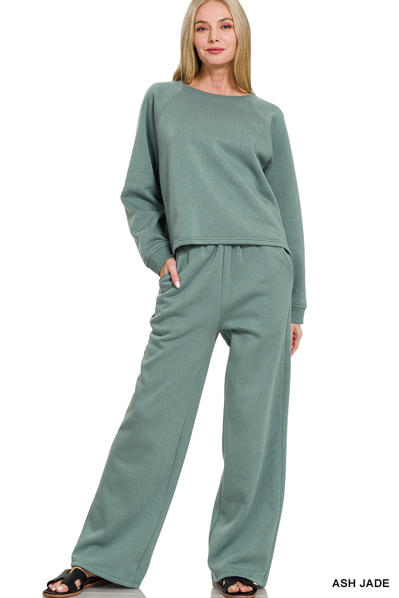 Zenana Raglan Sleeve Pullover Set *COMING SOON*