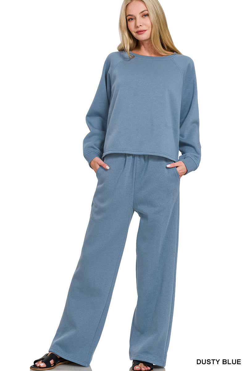 Zenana Raglan Sleeve Pullover Set *COMING SOON*