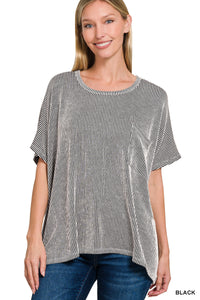 Zenana Ribbed Oversize Pullover Top *COMING SOON*