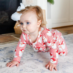 Mary Square Santa Baby Red Infant Set