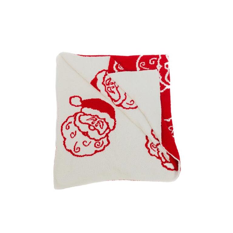 Jane Marie Santa Head Blanket