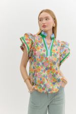 Entro Floral Angelwing Top