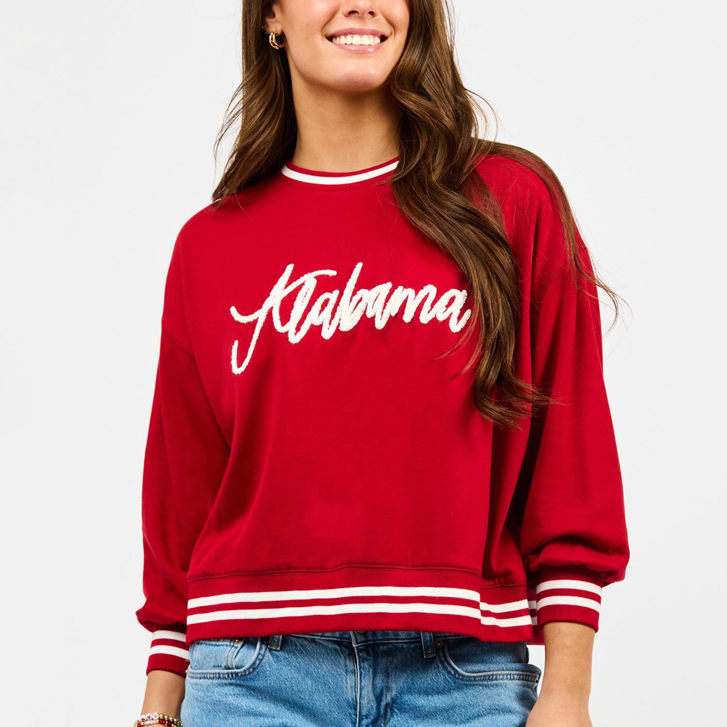 Mary Square Millie Script Alabama Top