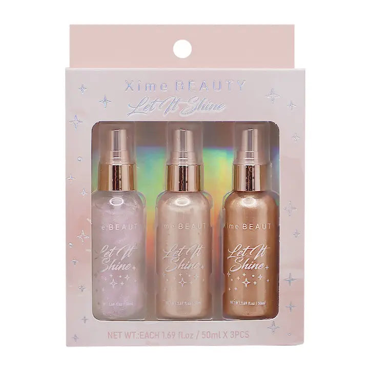 Pineapple Beauty- Let it Shine Body Shimmer Set