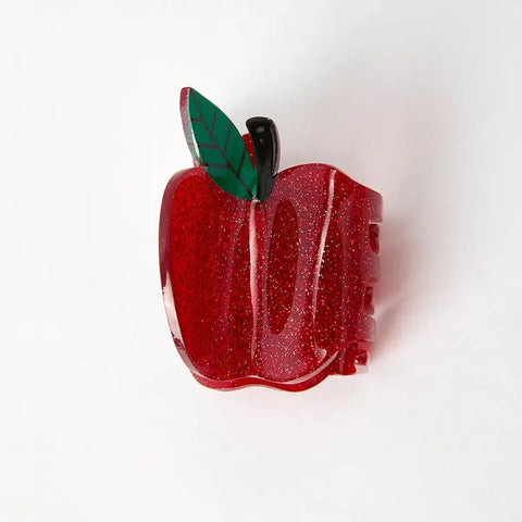 Back To School Apple Red Girls Grab Clip