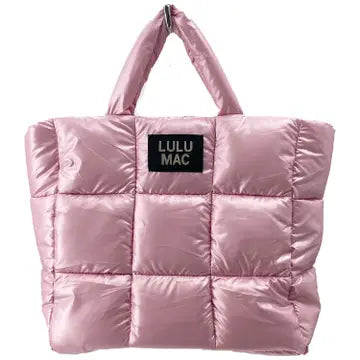 Lulu Mac Large Puffer Metallic Handbag