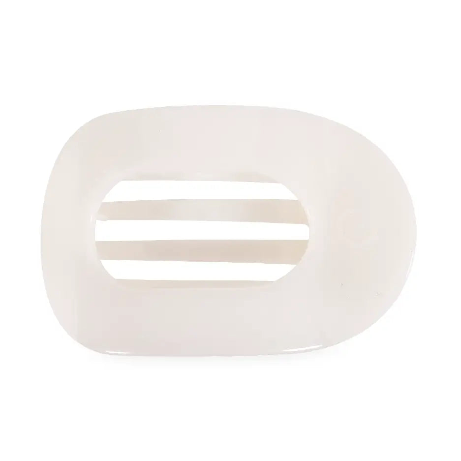 Coconut White | Tiny | Flat Round Clip