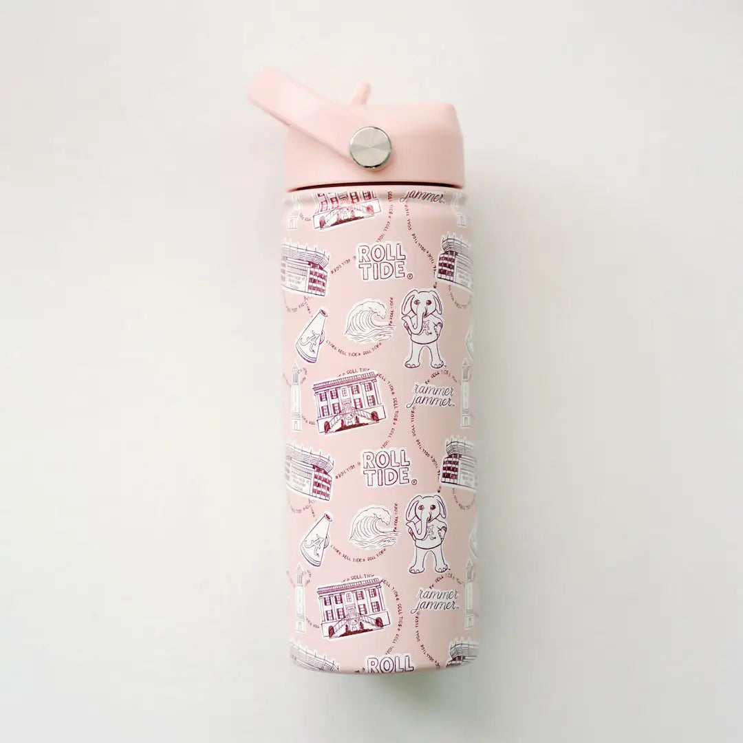 Alabama 18 oz Insulated Water Bottle