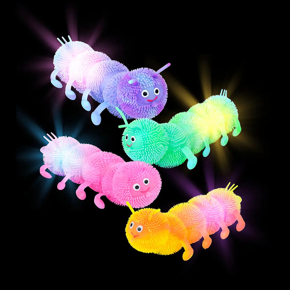 7.75" Light-Up Caterpillar Puffer