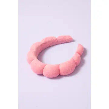 Spa Sponge Terry Towel Scalloped Headband