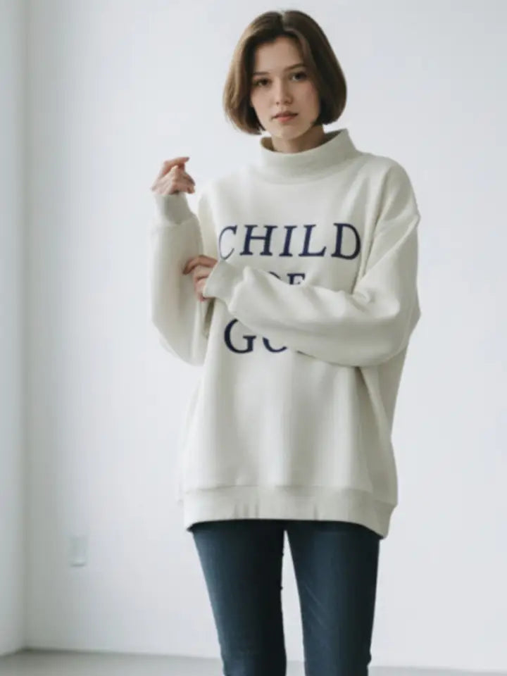 Bucketlist- FISH 'jesus & Child of God' Reversible Sweatshirt