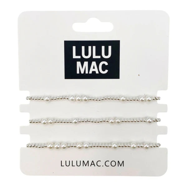 Lulu Mac Silver Bracelet Stack