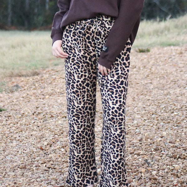 Lulu Mac Waffle Leopard Pants