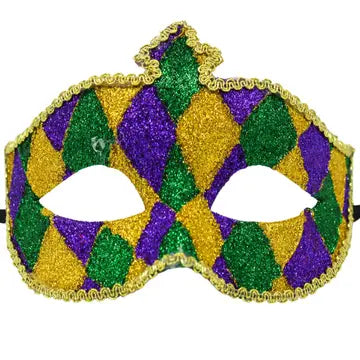 6.5" X 4.5" Harlequin Mask (Each)