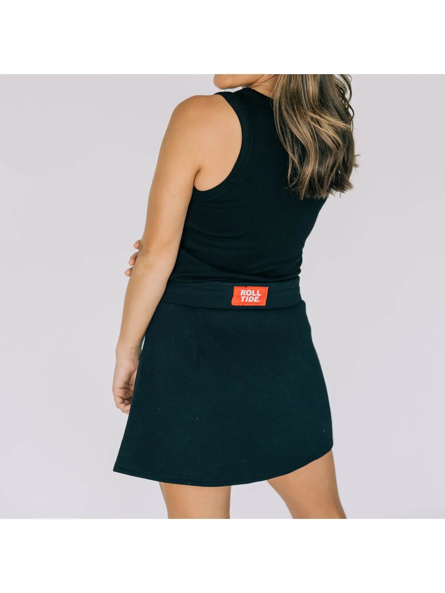 Active Skort Roll Tide Woven Label | Black