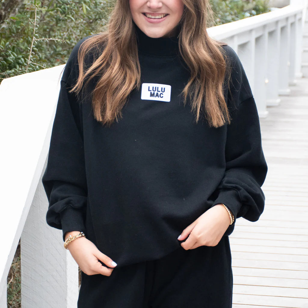 Longsleeve Terry Cloth Black