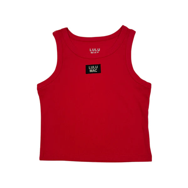 Lulu Mac Red Knit Tank