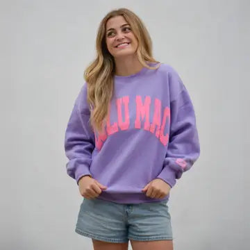 Adult Lulu Mac Purple/Pink Puff Sweatshirt