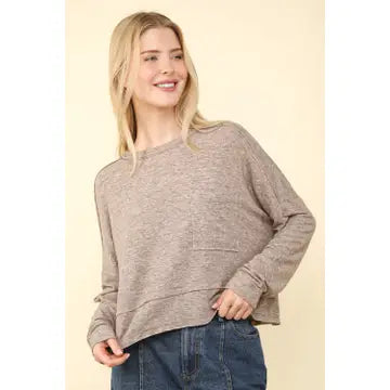 Oversized Casual Knit Top