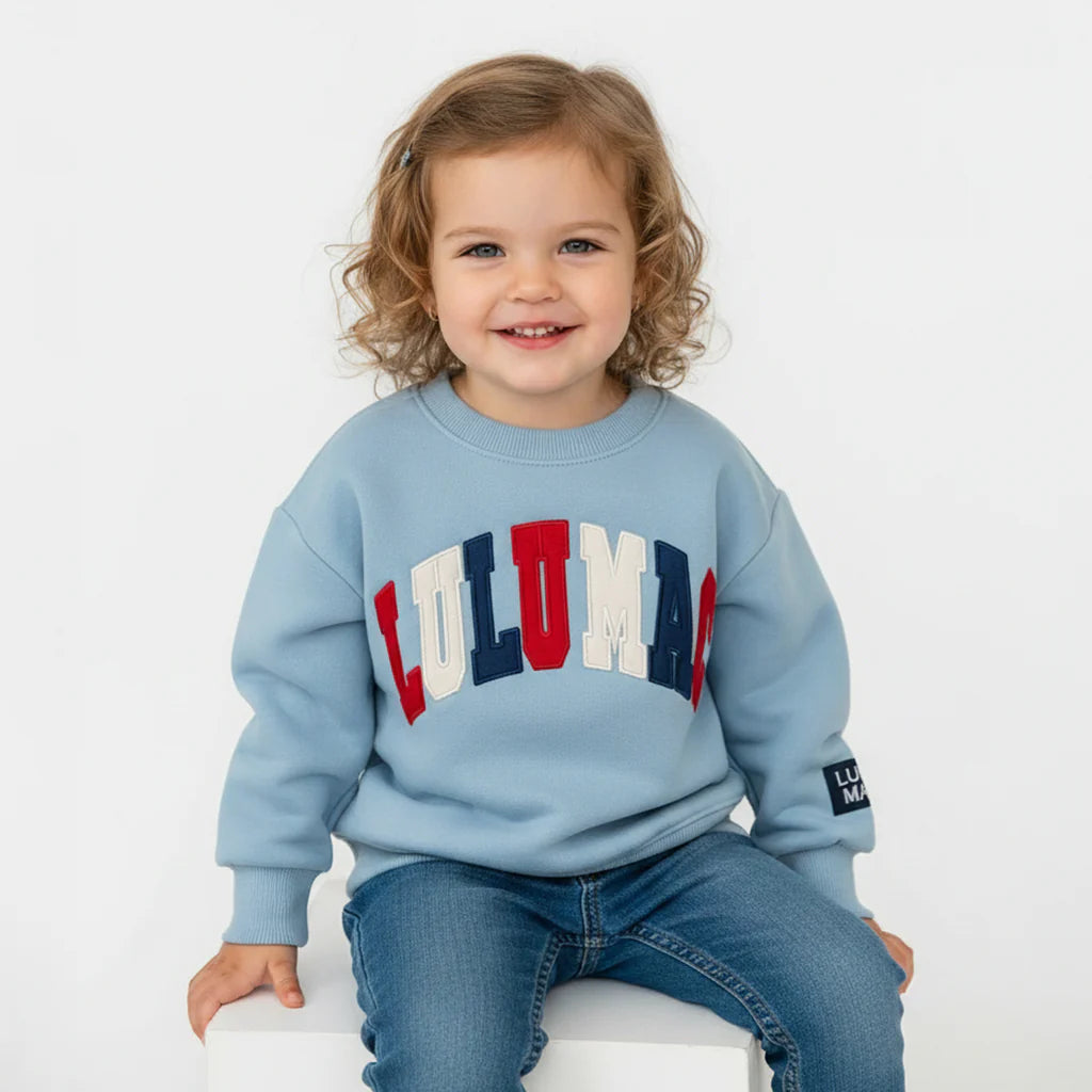 Toddler Red, White & Blue Sweatshirt