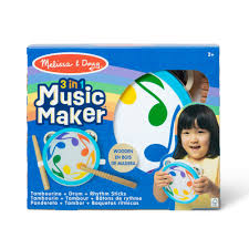 Melissa & Doug- 3-in-1 Wooden Music Maker