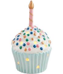 Mudpie- Birthday Cupcake Light-Up Sitter  