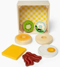 Melissa & Doug- Breakfast Picnic Box Play Food Set