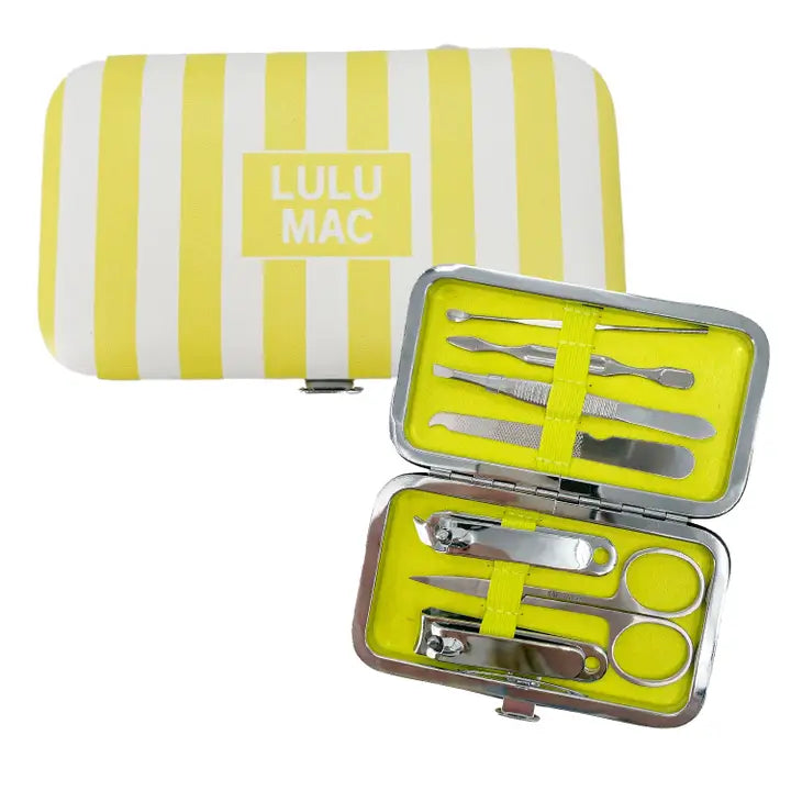 Lulu Mac Stripe Darby Manicure Set