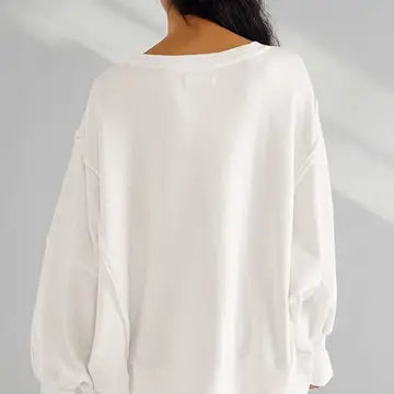 Lily Clothing- Women Oversized Loose Fit Long Sleeve Jumper