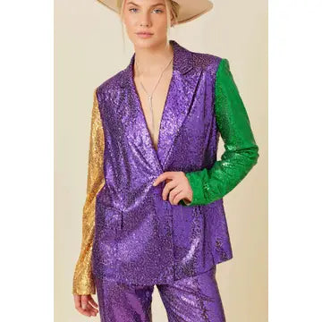 SC-Mardi Gras Sequin Blazer