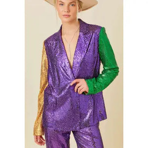 SC-Mardi Gras Sequin Blazer