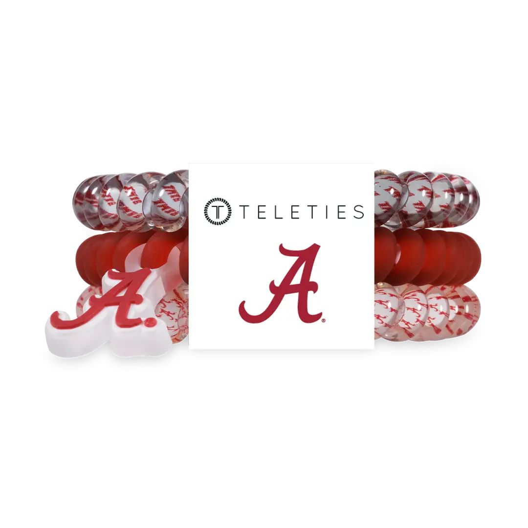 Spiral Hair Coils | Small | Roll Tide! Hair Ties