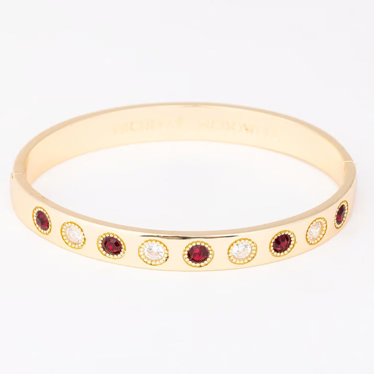 Michelle McDowell- Bracelet Kelly Crimson & White