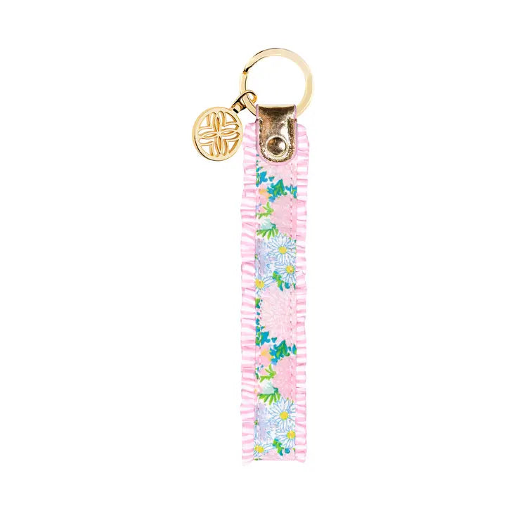 Ruffle Strap Keychain, Lilly Garden Home
