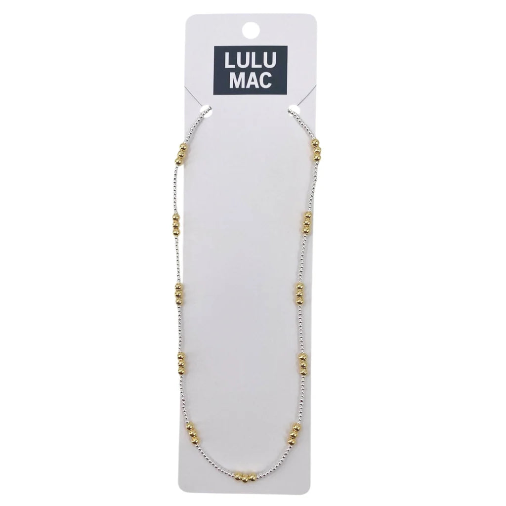 Lulu Mac Silver with Gold Necklace