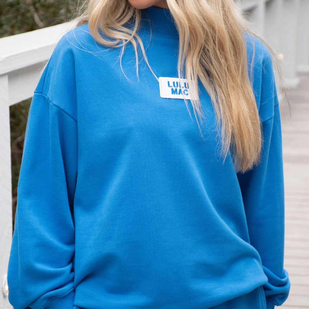 Longsleeve Terry Cloth Bright Blue