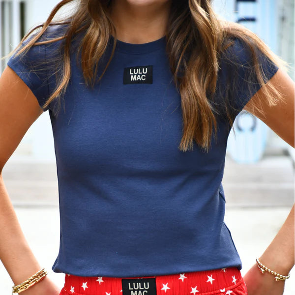 Lulu Mac Baby Doll Top Navy