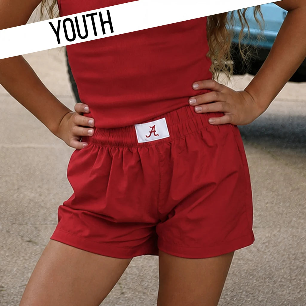 Lulu Mac Youth Crimson Alabama Short