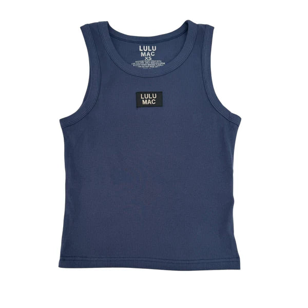 Lulu Mac Navy Knit Tank