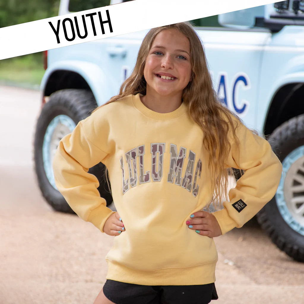 Youth Camo Butter Sweatshirt