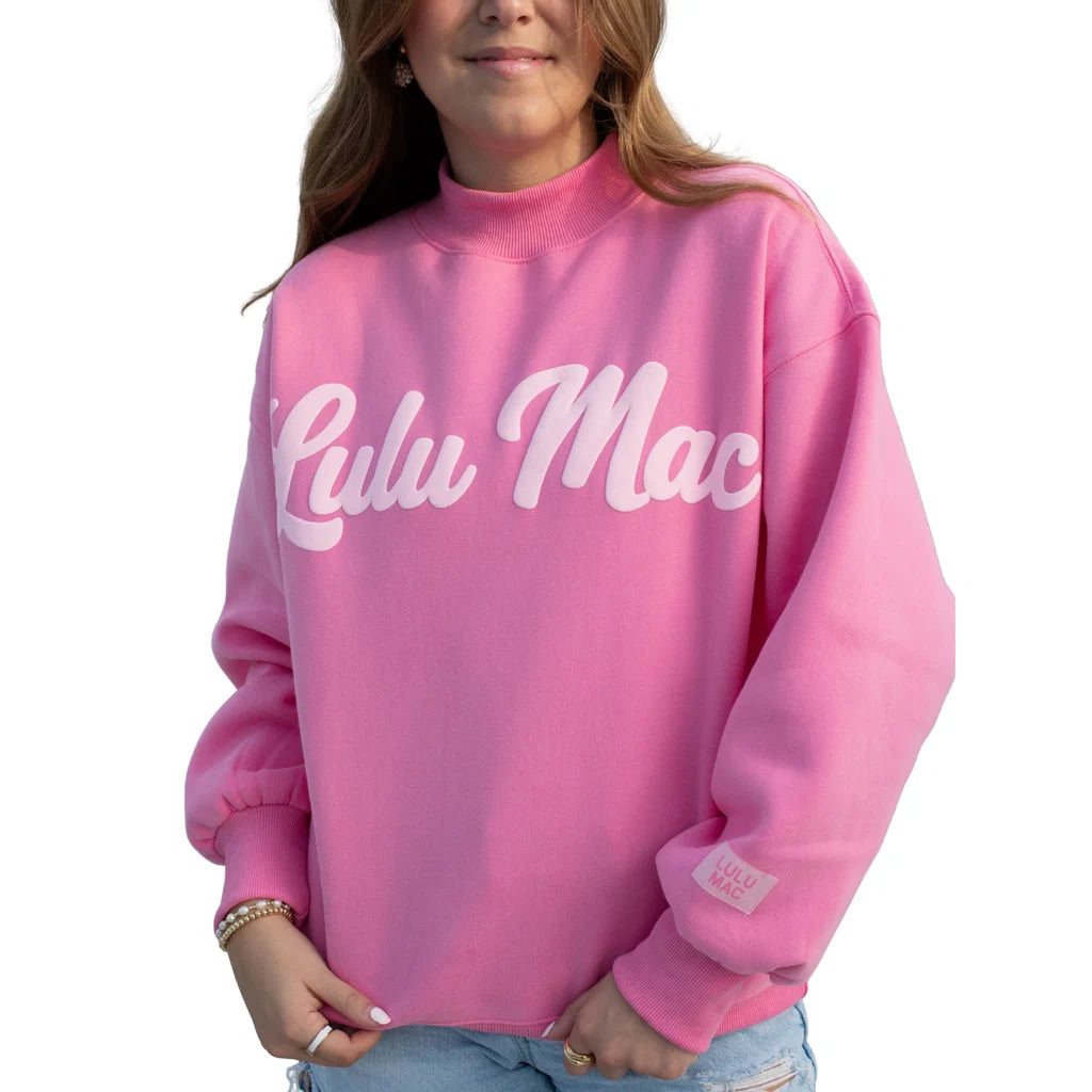 Bubblegum Sweatshirt Light Pink Script