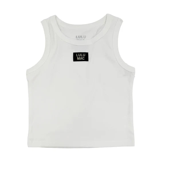 Lulu Mac White Knit Tank