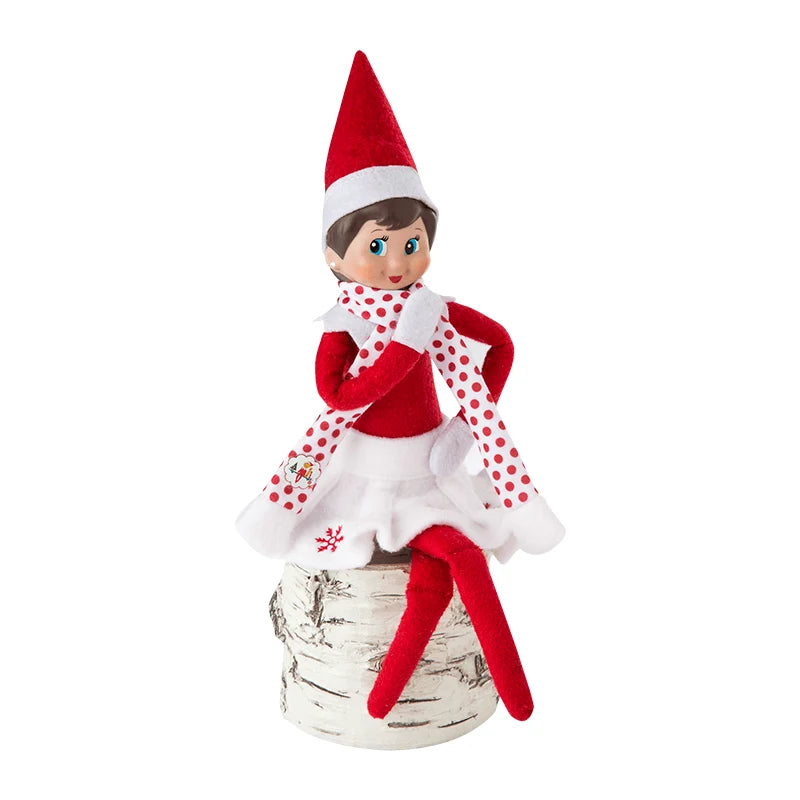 Snowflake Skirt and Scarf for the Scout Elf® | Claus Couture Collection®